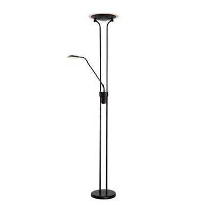 Lucide CHAMPION-LED - Leeslamp - Ø 30 cm - LED Dimb. - 3000K - Zwart