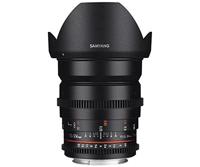 Samyang T1.5 VDSLR video-lens voor digitale spiegelreflexcamera's van Nikon (24 mm, handmatige focus) - thumbnail