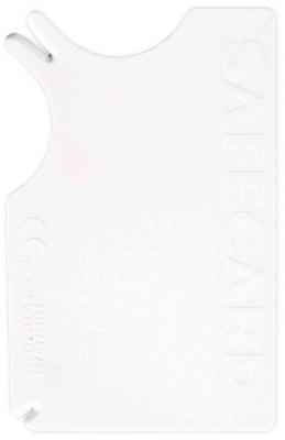 TRIXIE SAFECARD TEKENVERWIJDERAAR KUNSTSTOF WIT 8X5 CM 4 ST
