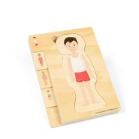 Bigjigs houten anatomiepuzzel - jongen, 26st. - thumbnail