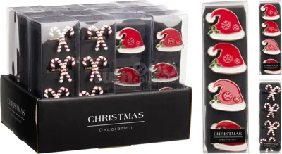 Servetringen Kerstfiguur Assorti 4st