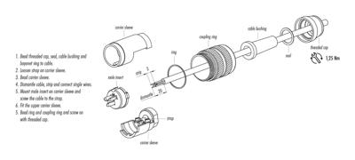 binder 09-0041-00-07 Ronde connector Stekker, recht Totaal aantal polen: 7 1 stuk(s) binder 09-0041-00-07 Ronde connector Stekker, recht Totaal aantal polen: 7 1 stuk(s)