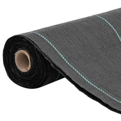 Worteldoek 0,5x10 m polypropeen zwart - thumbnail