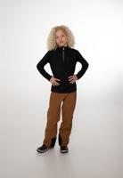 Protest Rewillowy 1/4 Zip Pully Kinderen True Black 152 - thumbnail