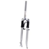 Vwp Voorvork verend 28" 250mm 1/8draad voor remschijf zilver - thumbnail