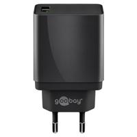 USB-A-adapter - USB-A-lader - 1 poorts - Quick charge 3.0 - 3000mA - 18W - Zwart - thumbnail