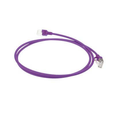 ACT DC7301 LSZH U/FTP CAT6A Datacenter Slimline Patchkabel Snagless | RJ45 Connectoren | Paars | 1 meter