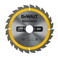 DeWALT Cirkelzaagblad voor Hout | Construction | Ø 190mm Asgat 30mm 24T - DT1944-QZ - thumbnail
