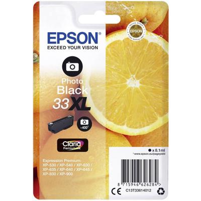 Epson Inktcartridge 33XL Origineel Foto zwart C 13 T 33614012