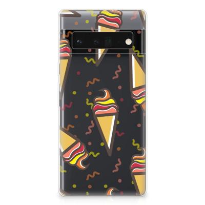 Google Pixel 6 Pro | Siliconen Case | Icecream