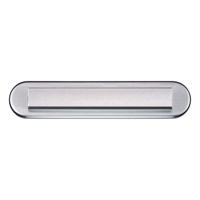Hoppe briefplaat ovaal 454 - met valklep - 350x73mm - F1 - thumbnail
