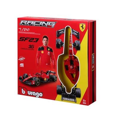 Bburago F1 KIT Ferrari SF23 mit Helm, #16 Leclerc 1:24 Auto Bburago F1 KIT Ferrari SF23 mit Helm, #16 Leclerc 1:24 Auto