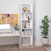 VidaXL Boekenkast/kamerscherm 45x24x159 cm bewerkt hout wit - thumbnail