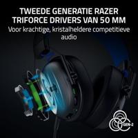 Razer BlackShark V3 X HyperSpeed voor PlayStation - Draadloze esportsheadset - Ultralicht 270 g - TriForce 50 mm drivers - Afneembare microfoon - HyperSpeed 2,4 GHz & Bluetooth - PS5/PC | Zwart - thumbnail