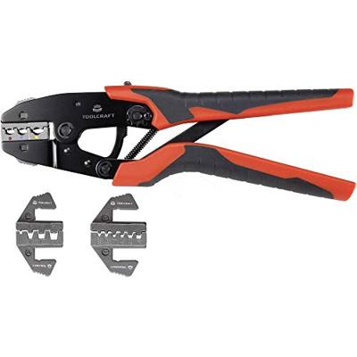 TOOLCRAFT PZ-507 1365635 Krimptangset 439-delig Kabelschoenen, Platte stekkers, Platte insteekhulzen, Doorverbinders, Adereindhulzen 0.5 tot 16 mm²