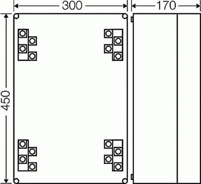 Hensel 3900226 Verdeeldoos Halogeenvrij, Verzegelbaar (l x b) 450 mm x 300 mm 1 stuk(s) Hensel 3900226 Verdeeldoos Halogeenvrij, Verzegelbaar (l x b) 450 mm x 300 mm 1 stuk(s)
