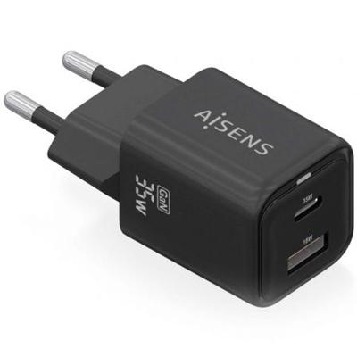 Oplader Aisens ASCH-35W2P025-BK Zwart 35 W (1 Stuks) - thumbnail