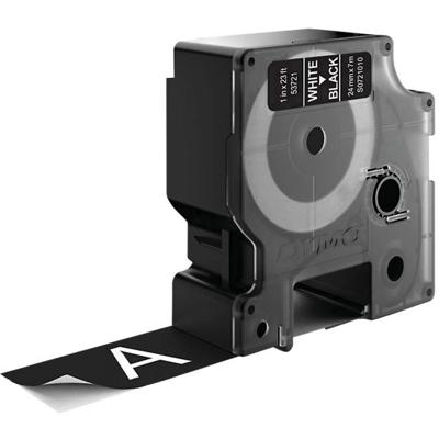 Labeltape dymo labelmanager d1 polyester 24mm zw Labeltape dymo labelmanager d1 polyester 24mm zw