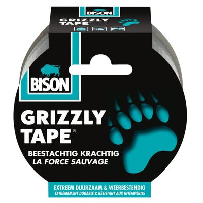 Bison grizzly tape zilver rol a25 m Bison - Bison Bison grizzly tape zilver rol a25 m Bison - Bison