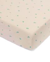 HEMA Hoeslaken voor ledikant 60x120 bloemen - thumbnail