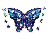 Logica Giochi Mandala Houten Legpuzzel Vlinder - thumbnail