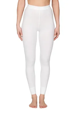 Thermobroek dames - Legging pants - Warme winter thermolegging - Zwart - Wit