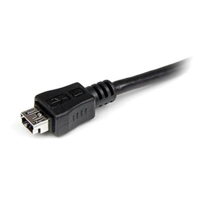 StarTech.com 15 cm micro-USB naar mini USB-adapterkabel – stekker/bus