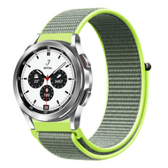 Sport Loop nylon bandje - Neon groen - Samsung Galaxy Watch 4 Classic - 42mm / 46mm - thumbnail