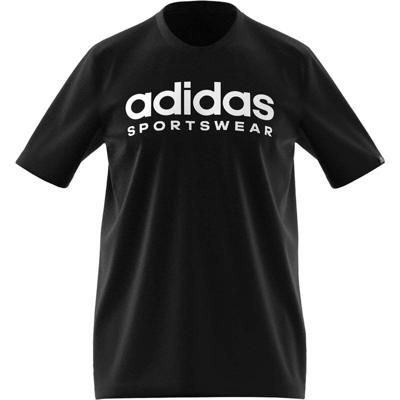 Heren-T-Shirt met Korte Mouwen Adidas Spw Zwart - Maat: S