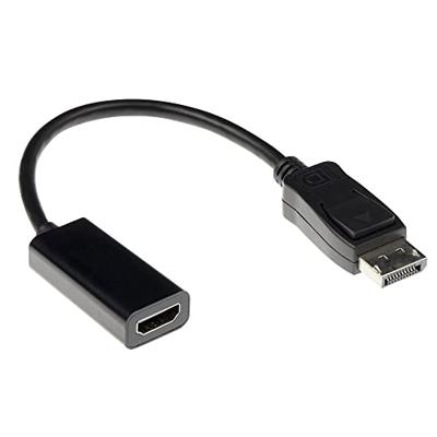 Nedis CCGB37150BK02 Displayport - Hdmi-kabel Displayport Male - Hdmi Female 0,2 M Zwart