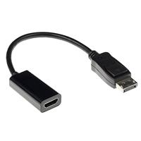 Nedis CCGB37150BK02 Displayport - Hdmi-kabel Displayport Male - Hdmi Female 0,2 M Zwart - thumbnail