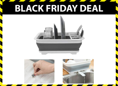 Michelino Opvouwbare Afdruiprek met lekbak Michelino Opvouwbare Afdruiprek met lekbak