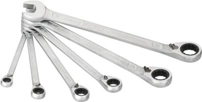 Hazet 606N/6 Steek-ringratelsleutelset 6-delig Sleutelbreedte (metrisch) 8 - 19 mm - thumbnail