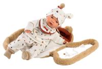 Babypop Joël met pluche draagzak - 38 cm - thumbnail