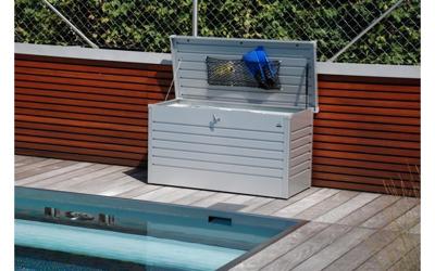 Hobbybox - 160cm HIGH kwartsgrijs metallic