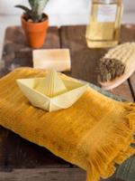 Origami boot badspeeltje - OLI & CAROL vanille - thumbnail