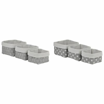 Mandenset DKD Home Decor 23 x 23 x 16 cm (2 Stuks)
