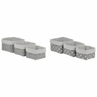 Mandenset DKD Home Decor 23 x 23 x 16 cm (2 Stuks) - thumbnail
