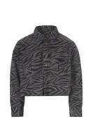 Like Flo winter overshirt meisjes teens - grijs - Cassy - kort - grote zakken - thumbnail