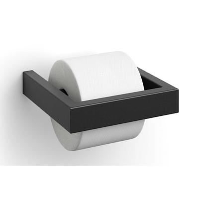 ZACK Linea toiletrolhouder 15x15,2x3cm zwart ZACK Linea toiletrolhouder 15x15,2x3cm zwart