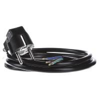 Bachmann 305.174 Aansluitkabel Stroom Zwart 2.00 m - thumbnail