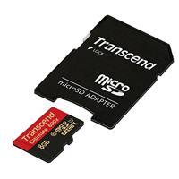 Transcend Ultimate (600x) microSDHC-kaart Industrial 8 GB Class 10, UHS-I Incl. SD-adapter - thumbnail