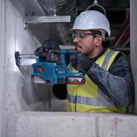 Bosch Blauw GBH 18V-22 Accu Boorhamer + Stofafzuiging GDE 18V-12 | Zonder accu&apos;s en lader | In L-Boxx - 0611924004 - thumbnail