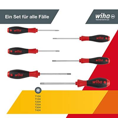 SoftFinish TORX Tamper Resistant-schroevendraaierset, 6-delig 24506 Wiha - thumbnail
