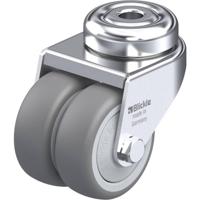 Blickle LMDA-TPA 50KF Dubbel zwenkwiel Wieldiameter: 50 mm Draagvermogen (max.): 80 kg 1 stuk(s) - thumbnail