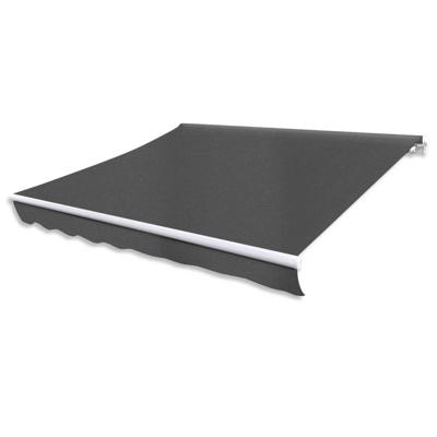 VidaXL Luifel handmatig uittrekbaar 300 cm antraciet VidaXL Luifel handmatig uittrekbaar 300 cm antraciet