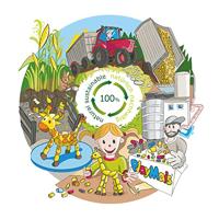 PlayMais 3D Mozaïek Pauw - thumbnail