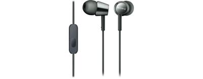 Sony EX Series In-Ear Headphones, Black Color Sony EX Series In-Ear Headphones, Black Color