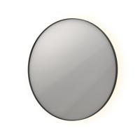 Spiegel INK SP17 Rond Colour Changing LED Rondom 80 x 4 x 80 cm Dimbaar In Aluminium Kader Mat Zwart - thumbnail