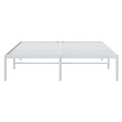 Bedframe metaal wit 160x200 cm